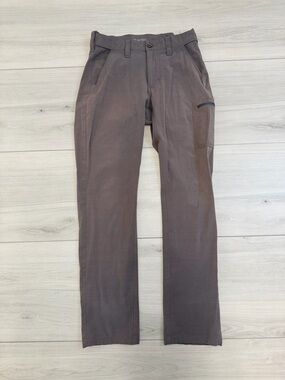 HUK Women's Performance Hiking Pants Sz S Taupe Brown Gorpcore Outdoor Active